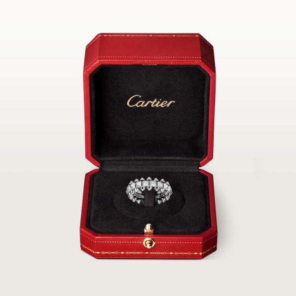Clash de Cartier ring Medium Model Rhodium-finish white gold