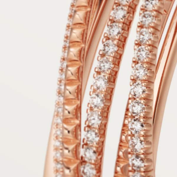 Etincelle de Cartier bracelet, semi-paved Rose gold, diamonds