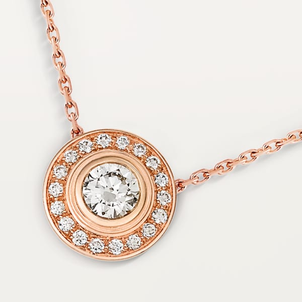 Cartier d'Amour necklace Rose gold, diamonds