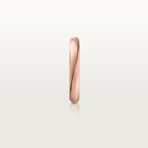 C de Cartier wedding ring, width 3 mm Rose gold