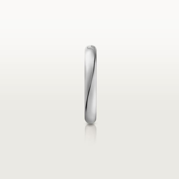 C de Cartier wedding band, 3 mm width Platinum