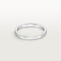 Ballerine wedding ring, width 2.1 mm Platinum