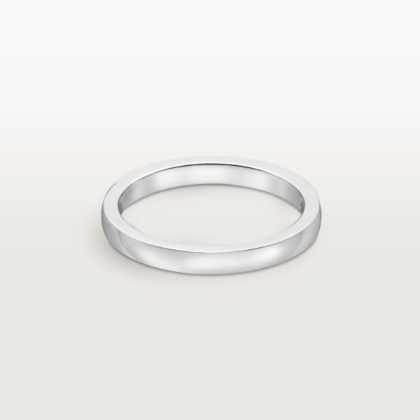 Ballerine wedding ring, width 2.1 mm Platinum