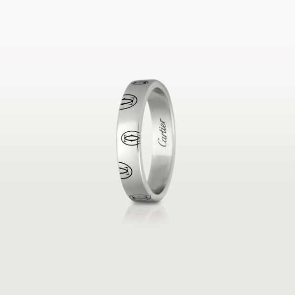 Logo de Cartier wedding ring White gold