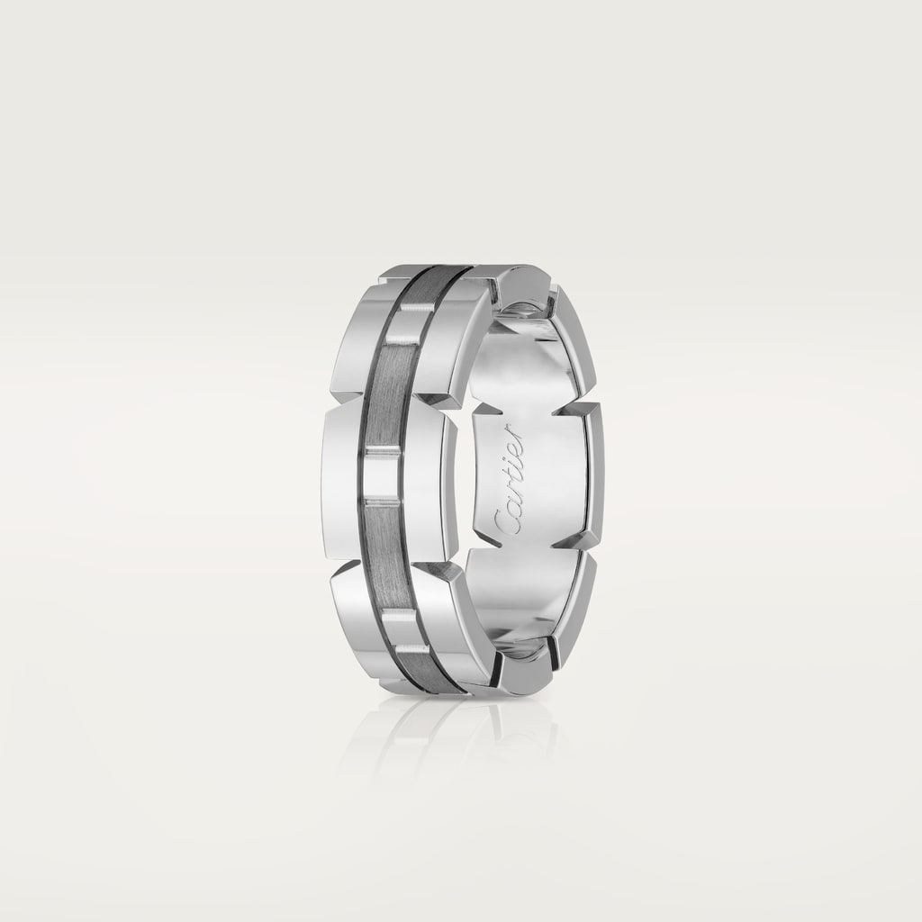 Tank Française ringWhite gold