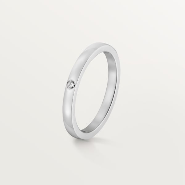 Ballerine wedding ring Platinum, diamond