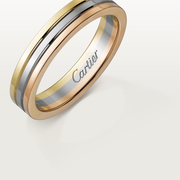 Vendôme Louis Cartier Wedding Ring White gold, yellow gold, rose gold