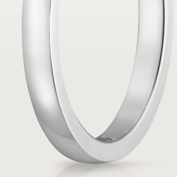 Ballerine wedding ring, width 2.1 mm Platinum