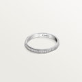 Cartier d'Amour wedding ring, width 2.3 mm, paved  Platinum, diamonds