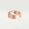 <span class='lovefont'>A </span> ring, classic model, 6 diamonds Rose gold, diamonds