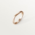Ballerine wedding ring, width 2 mm Rose gold
