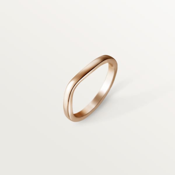 Ballerine wedding ring, width 2 mm Rose gold