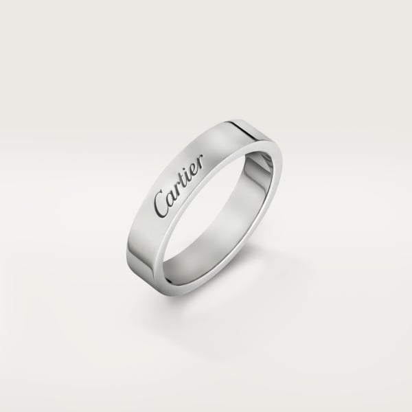 C de Cartier wedding ring Platinum