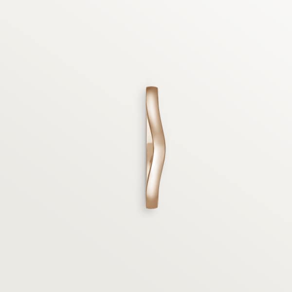 Ballerine wedding ring, width 2 mm Rose gold