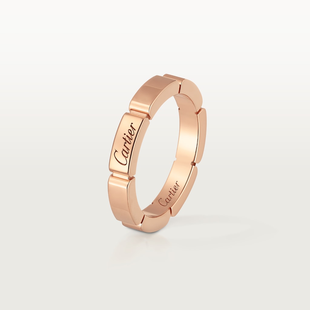 Maillon Panthère wedding ringRose gold
