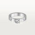 <span class='lovefont'>A </span> solitaire, brilliant-cut diamond White gold, diamond