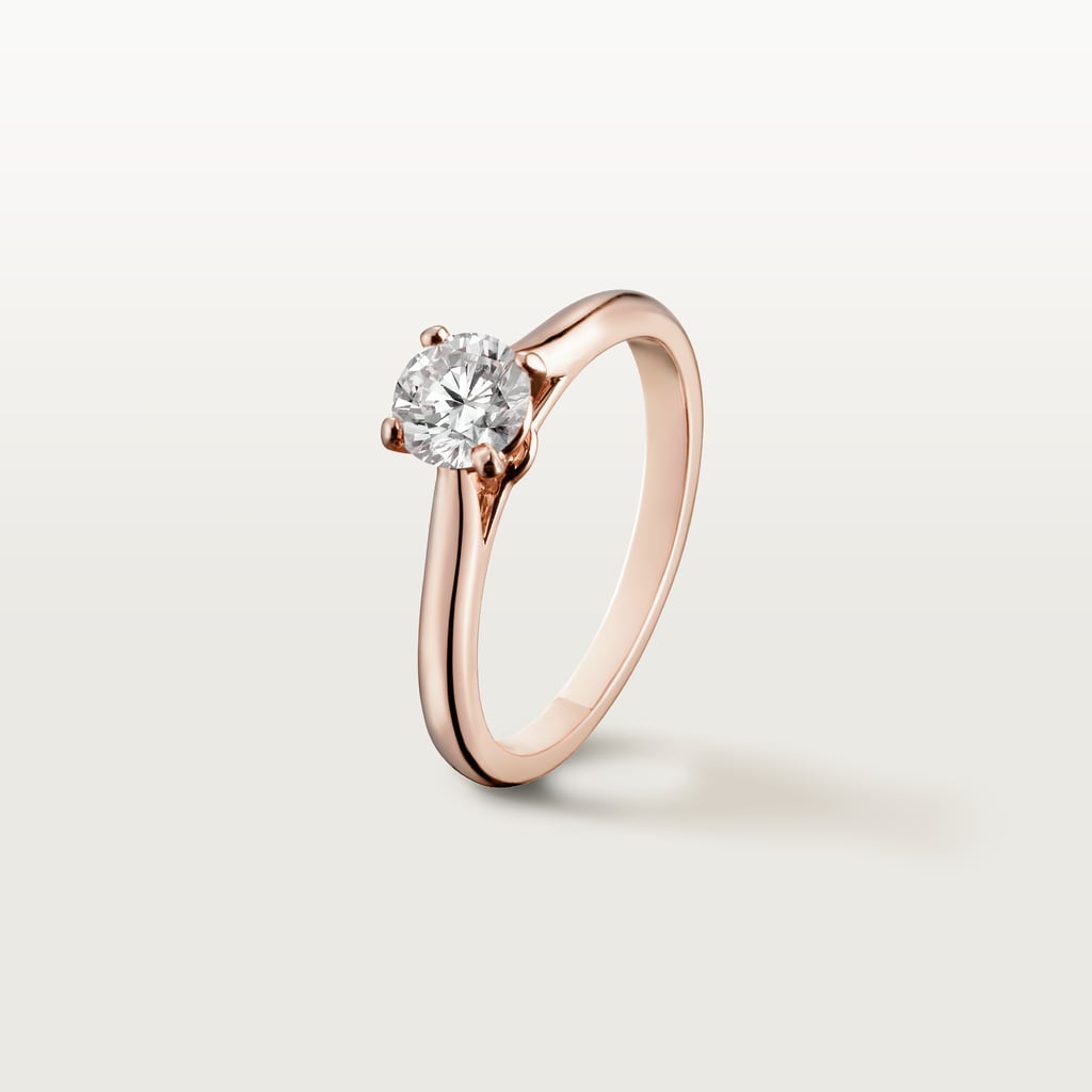 1895 solitaire, brilliant-cut diamondRose gold, diamond