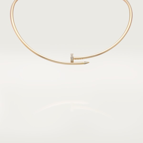 Juste un Clou necklace Yellow gold, diamonds