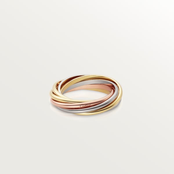 Trinity ring White gold, yellow gold, rose gold