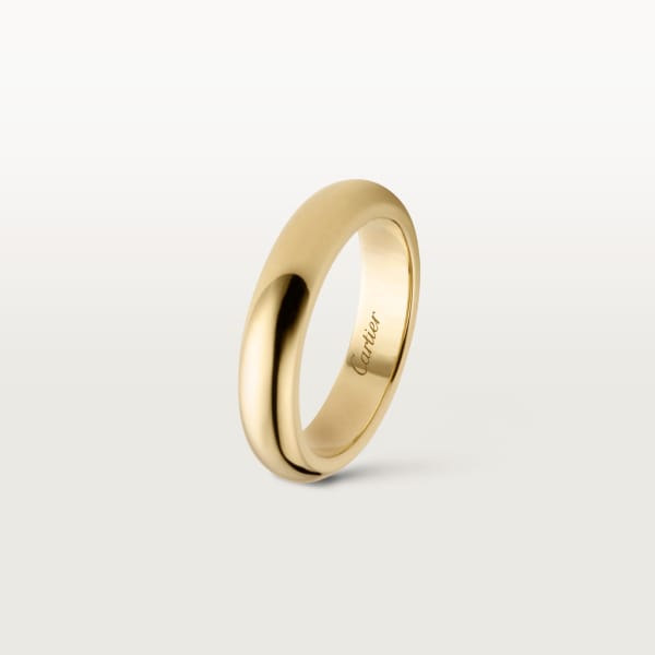 1895 wedding ring, width 4 mm Yellow gold