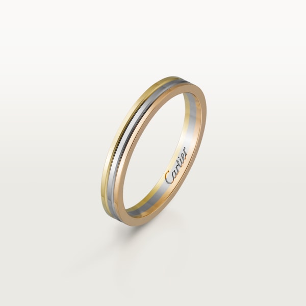 Vendôme Louis Cartier Wedding Ring White gold, rose gold, yellow gold