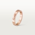 C de Cartier wedding ring, width 3 mm Rose gold