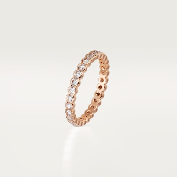Broderie de Cartier wedding band, diamonds  Rose gold, diamonds