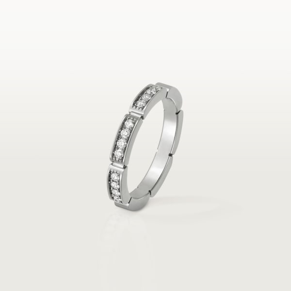 Maillon Panthère wedding ring White gold, diamonds