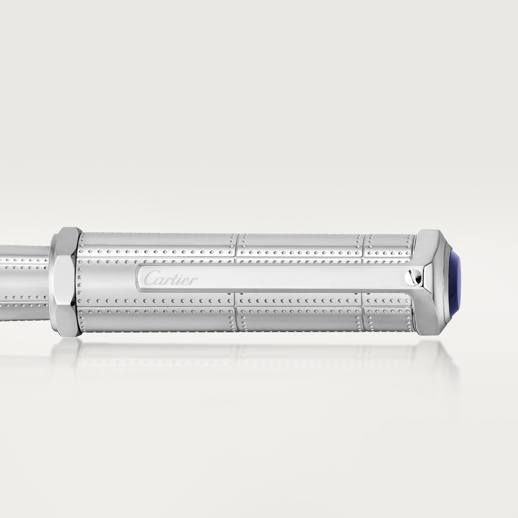 Santos-Dumont rollerball penEngraved metal, palladium finish