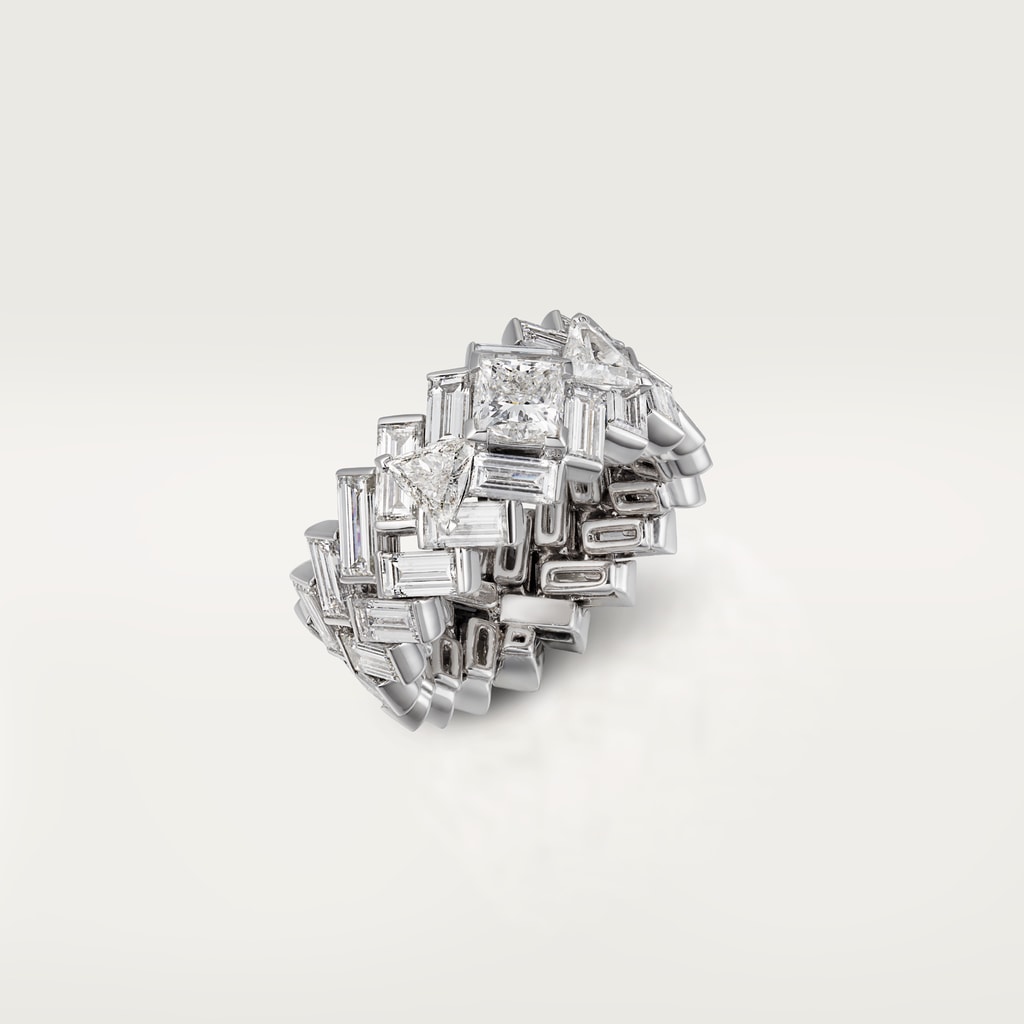 Reflection de Cartier ring, diamondsWhite gold, diamonds