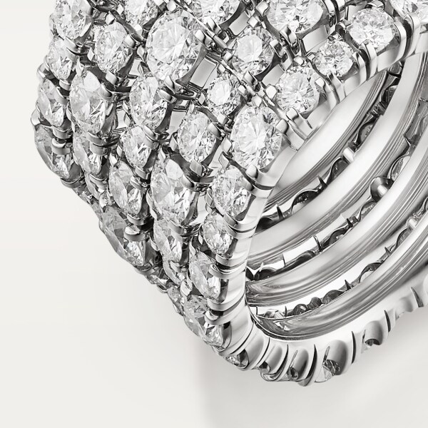 Essential Lines ring White gold, diamonds