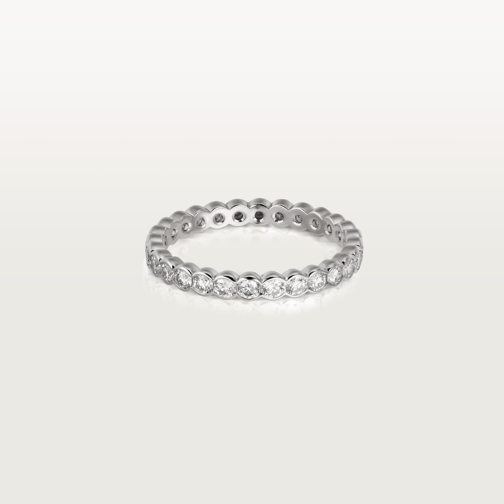 Broderie de Cartier wedding band, diamonds White gold, diamonds