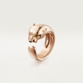 Panthère de Cartier ring, medium model Rose gold, tsavorite garnets, onyx