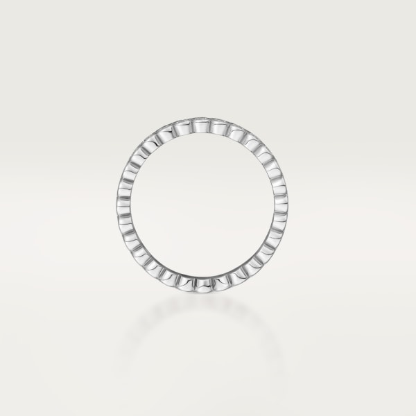 Broderie de Cartier wedding band, diamonds  White gold, diamonds