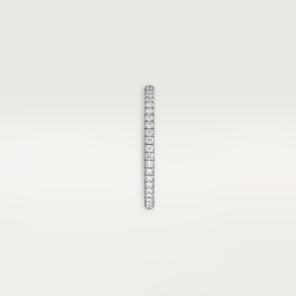 Etincelle de Cartier wedding ring, width 1.5 mm, paved White gold, diamonds