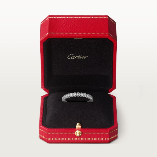 Broderie de Cartier wedding band White gold, diamonds