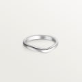 Ballerine wedding ring, width 2 mm Platinum