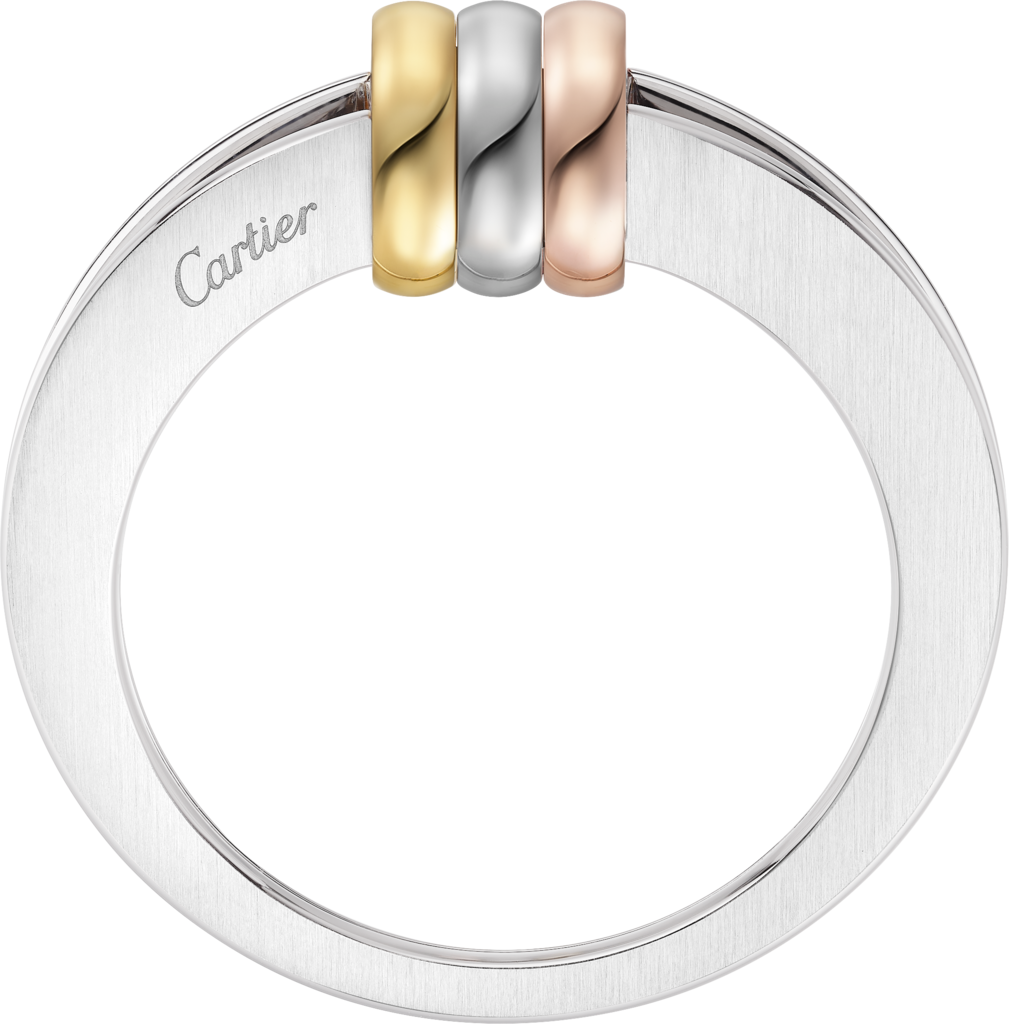 Louis Cartier Vendôme money clipStainless steel, yellow and rose gold finishes.