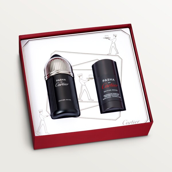 Pasha Edition Noire 100 ml Eau de Toilette gift set with 75ml Deodorant Stick Gift Set