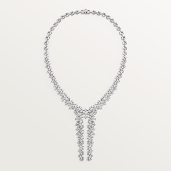 Reflection de Cartier necklace, diamonds White gold, diamonds
