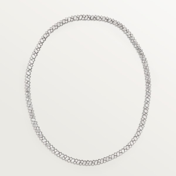 Reflection de Cartier necklace, diamonds White gold, diamonds
