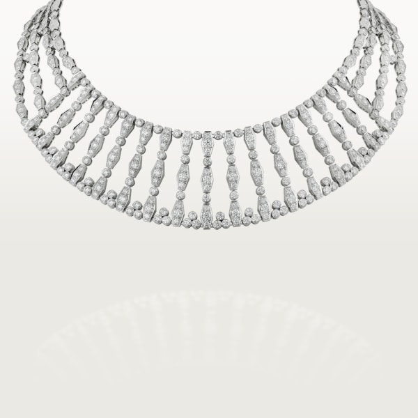 Pluie de Cartier necklace, diamonds White gold, diamonds