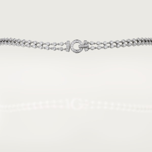 Pluie de Cartier necklace White gold, diamonds