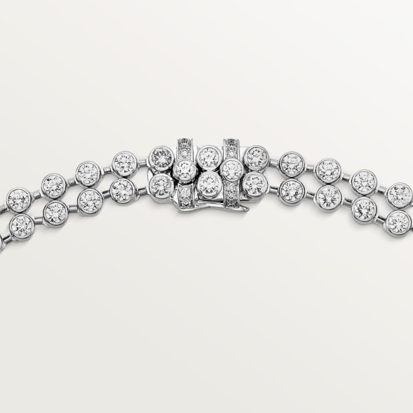 Pluie de Cartier necklace White gold, diamonds