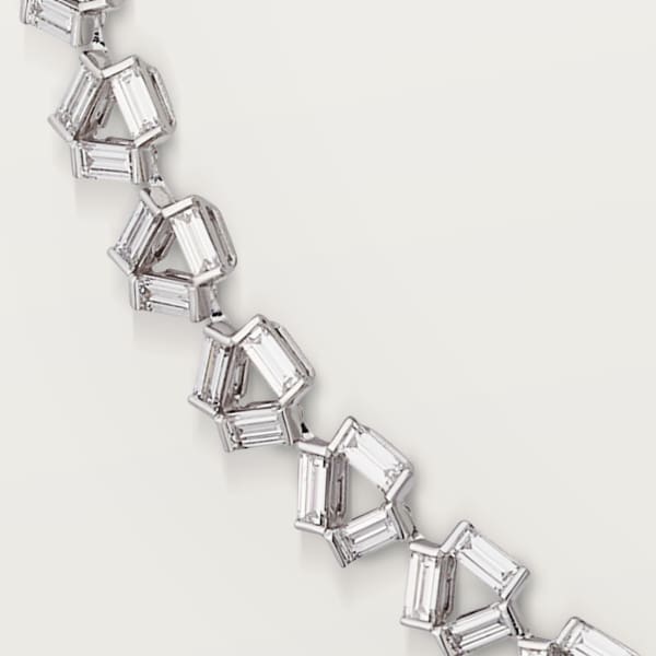 Reflection de Cartier necklace, diamonds White gold, diamonds