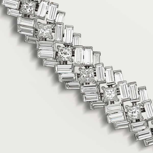 Reflection de Cartier necklace, diamonds White gold, diamonds