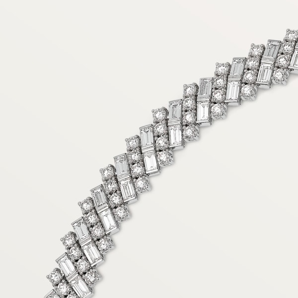 Reflection de Cartier necklace, diamonds White gold, diamonds