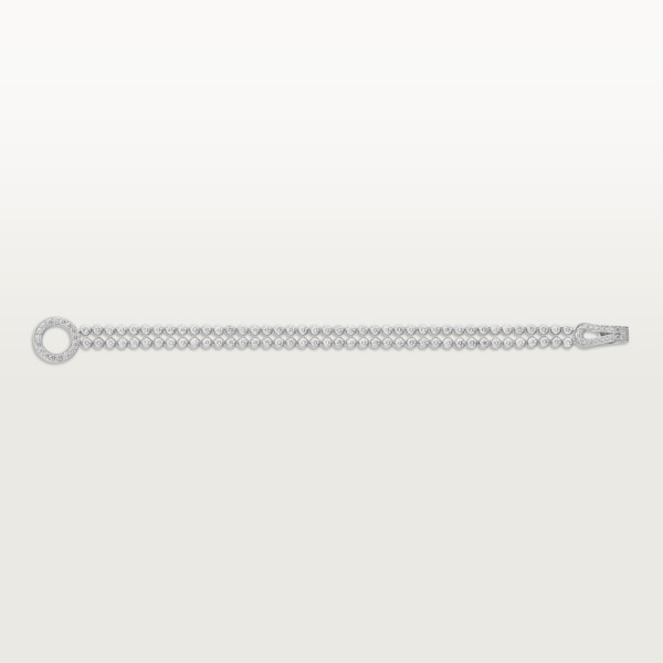 CRN6720217 - Agrafe bracelet - White gold, diamonds - Cartier