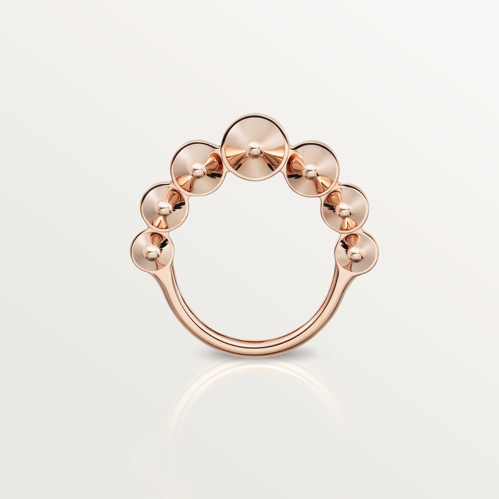 Clash de Cartier ring, onyx, extra-large model, diamondsRose gold, onyx, diamonds