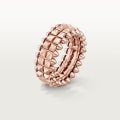 Clash de Cartier ring, double Rose gold